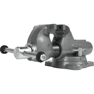 Machinist 3 in. Jaw Round Channel Vise with Swivel Base