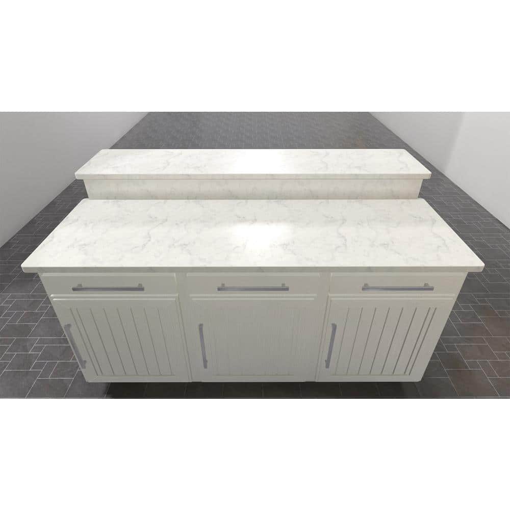 Granite-Compatible Matte Finish Kitchen Countertop Support Bracket 18"