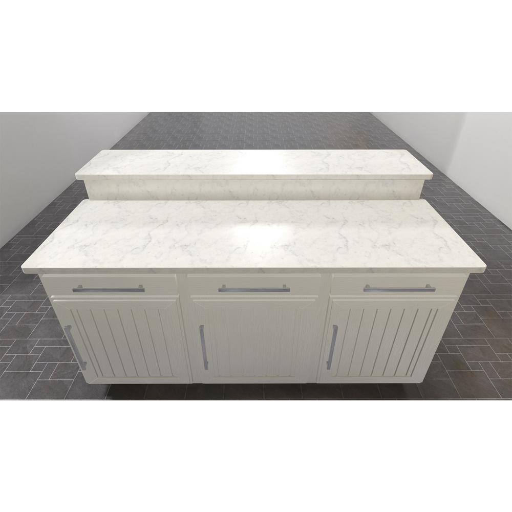 Granite-Ready Matte Finish 24" L-Bracket Countertop Support
