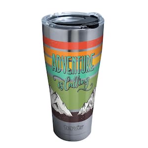 Adventure Is Calling 30 oz. Stainless Steel Tumbler with Lid