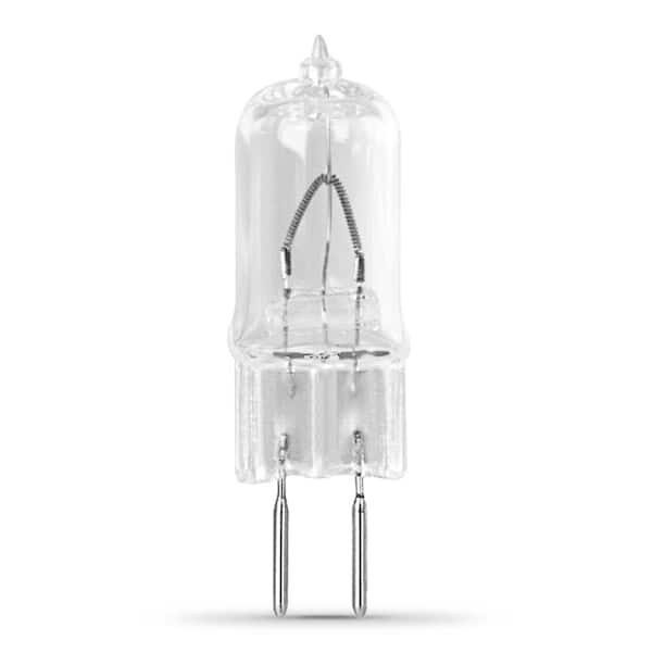 Feit Electric 100-Watt Bright White (2700K) T4 GY6.35 Bi-Pin Base Dimmable Decorative Halogen Light Bulb