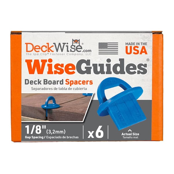 DeckWise WiseGuides 1/8 in. Gap Deck Board Spacer for Hidden Deck Fasteners (6-Count)