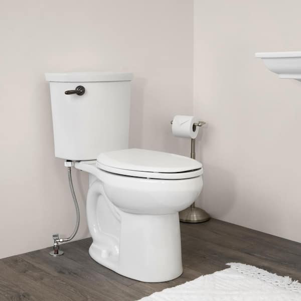 ORFOFE Toilet Tank Side-Mount Lever Flush Button – Brass, Silver Finish – Easy Install, Universal Fit