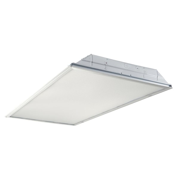 2 ft. x 4 ft. White Integrated LED Commercial Grade Troffer 80CRI, 30W at 4000K 4200 Lumens