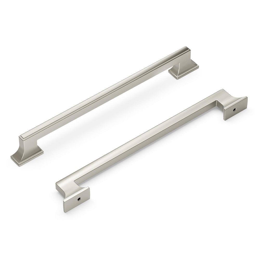 Brownstone Collection Pull 8-13/16 in. (224 mm) Center to Center Satin Nickel Bar Cabinet Pull price history on PriceWatchPro