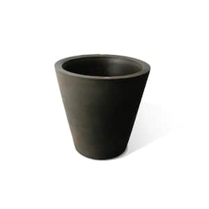 26 in. H x 26 in. W Brownstone Polyethylene Plastic Coarse Ribbed Texture Olympus Self-Watering Planter