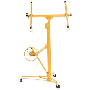 13 ft. Drywall Panel Hoist Jack Lifter Drywall Lift Panel Lift in Yellow