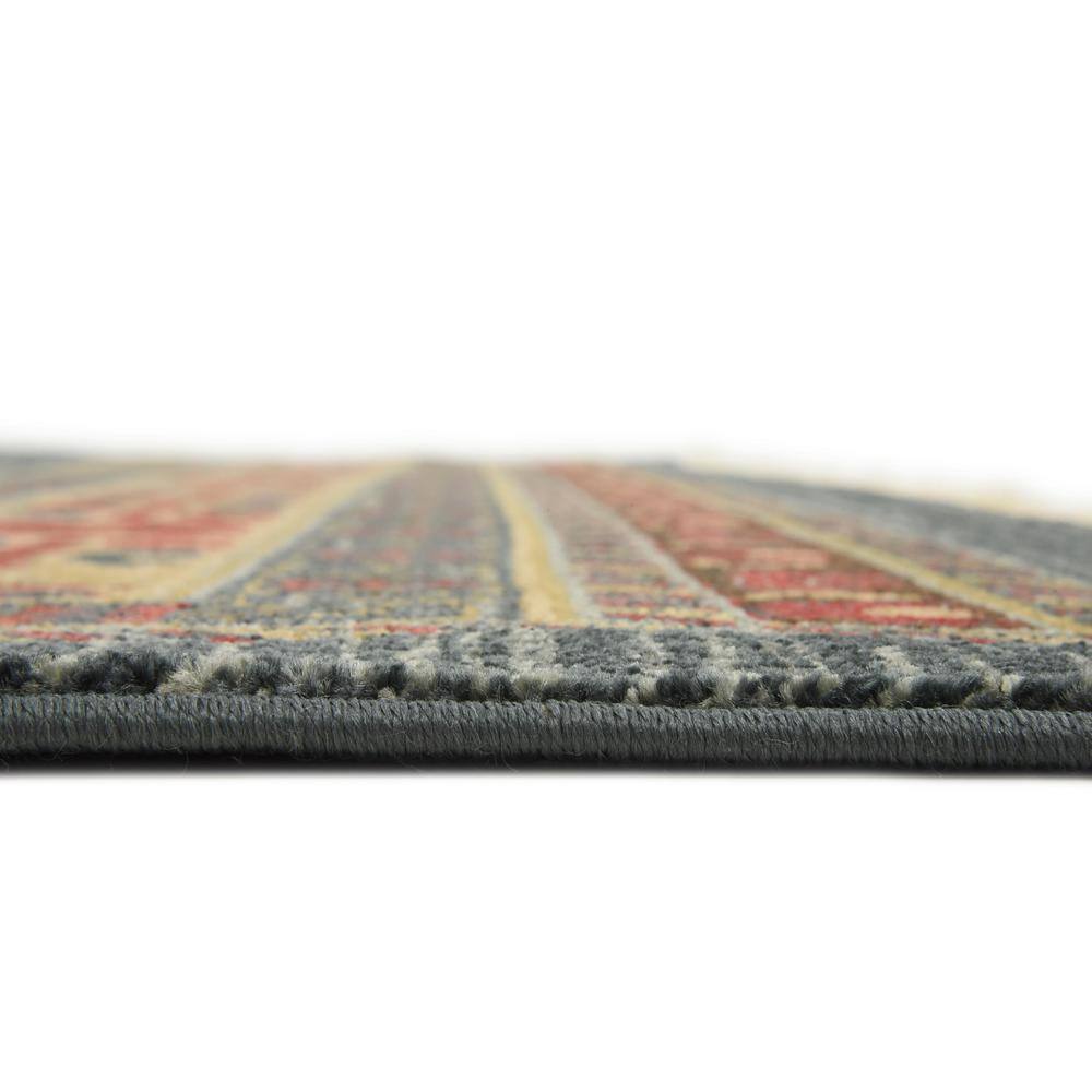 Luxe Lodge High Pile 8'x11' Blue Synthetic Area Rug