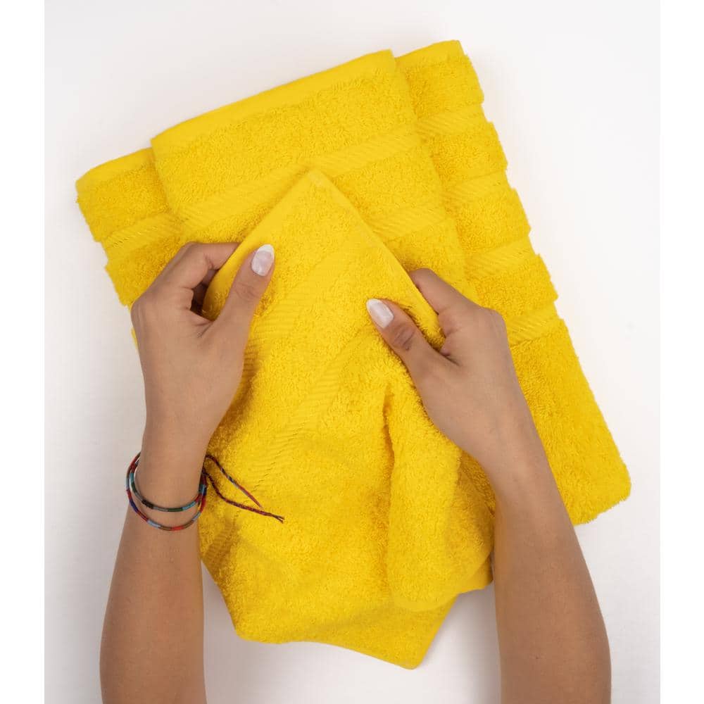Oversized Lemon Yellow Turkish Cotton Jumbo Bath Sheet
