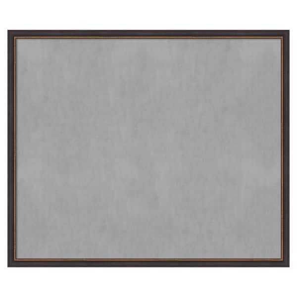 Amanti Art Ashton Black 51 in. x 43 in. Framed Magnetic Board