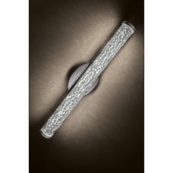 Diamonds 23-Watt Chrome Integrated LED Bath Light