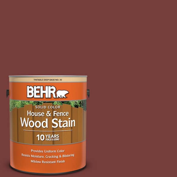 BEHR 1 gal. #PPU2-19 Royal Liqueur Solid Color House and Fence Exterior Wood Stain