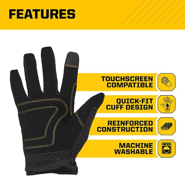 FIRM GRIP - X-Large Winter Utility Gloves with Thinsulate Liner