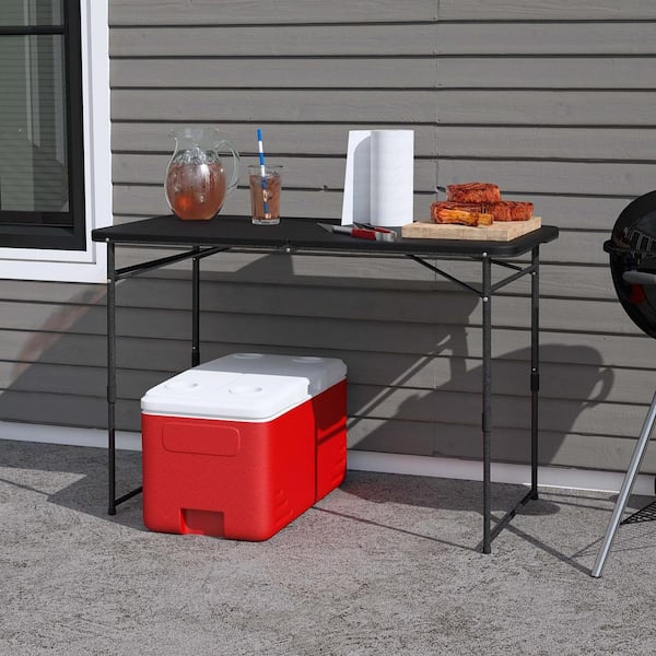 COSCO 4 ft. Fold-in-Half Adjustable Height Indoor/Outdoor