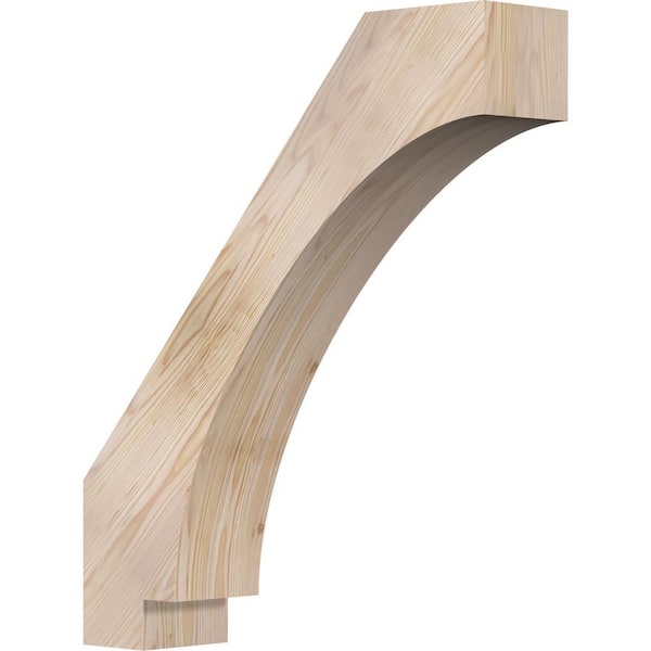 Ekena Millwork 5 1/2"W x 24"D x 28"H Imperial Smooth Knee Brace, Douglas Fir