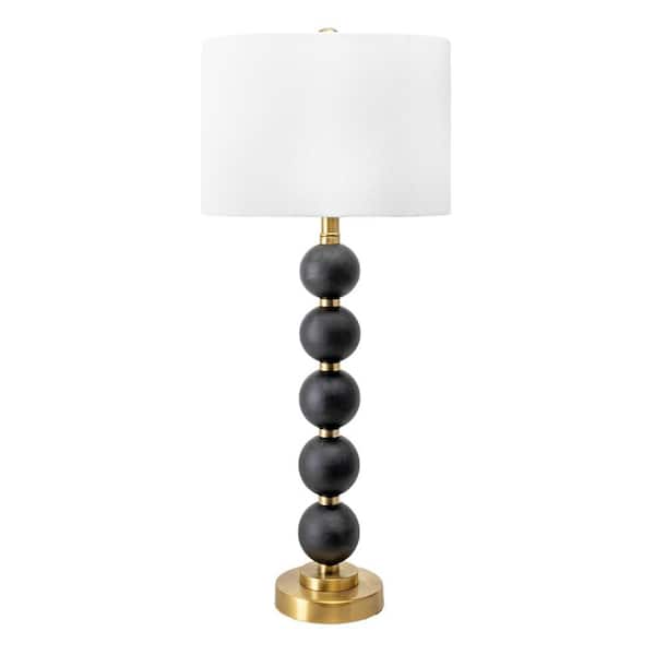 Black Contemporary Table Lamp With, Nicole Miller Home Table Lamps