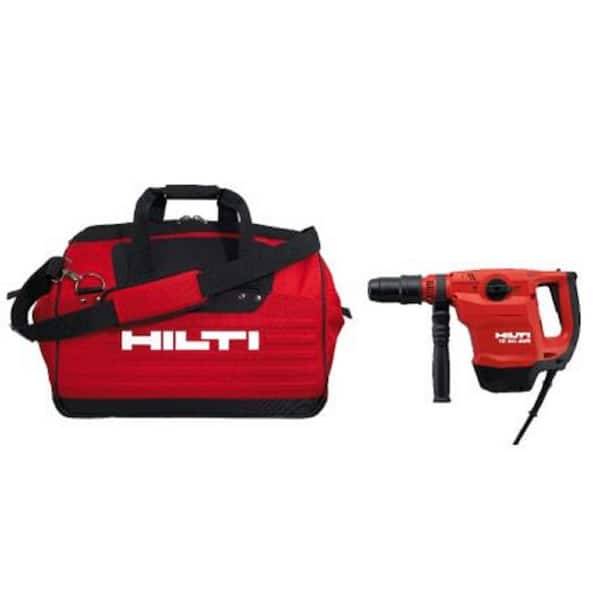 Hilti TE 50-AVR SDS 360 RPM Max Hammer Drill/Chipping Hammer with 7 Drill Bits in a Large Tool Bag