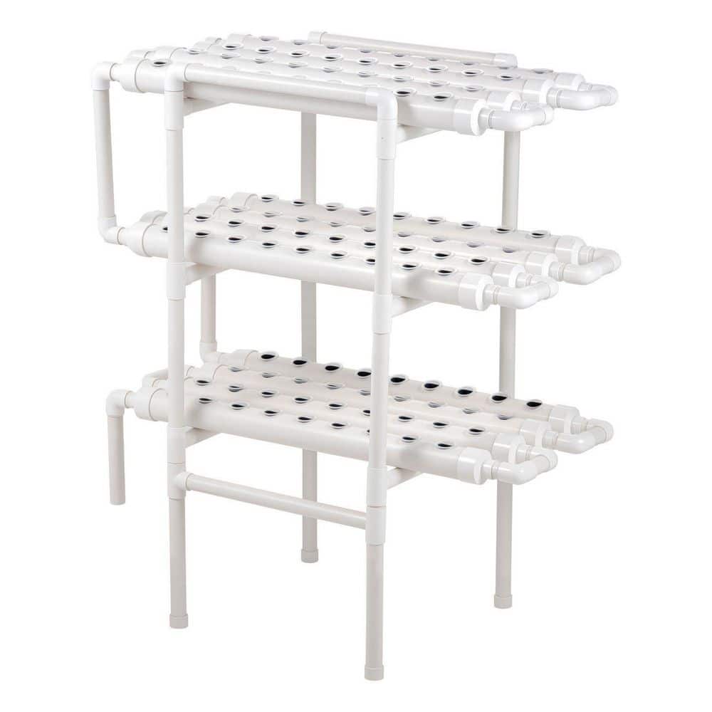 3-Tier Hydroponics Growing System 108 Sites Patio Irrigation Kit with Timed Irrigation price history on PriceWatchPro