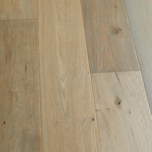 Surfside French Oak 1/2 in. T x 7.5 in. W Click Lock Wirebrushed Engineered Hardwood Flooring (23.4 sq. ft./case)