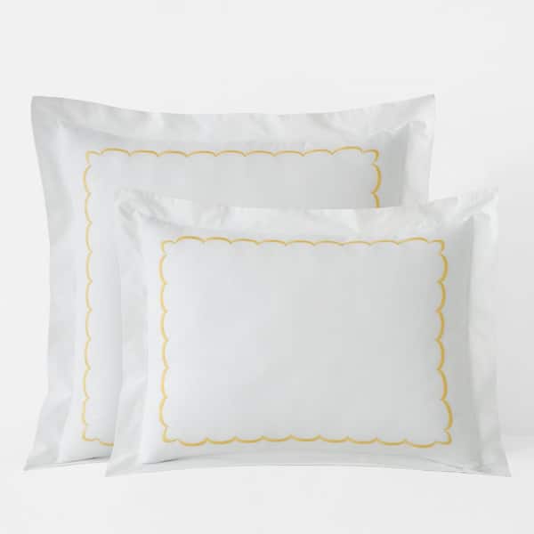Company Cotton Scallop Percale Sham