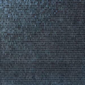 Glimmer Midnight Blue 11.61 in. x 11.73 in. Polished Glass Wall Mosaic Tile (0.94 sq. ft./Each)