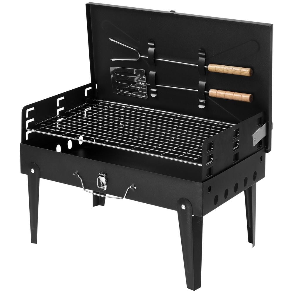 Black Powder Coated Dymon mini charcoal grill bbq Set for Home & Outdoor at  Rs 1499 in Ludhiana