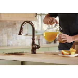 Brantford Single-Handle Pull-Down Sprayer Bar Faucet Featuring Reflex in Oil Rubbed Bronze
