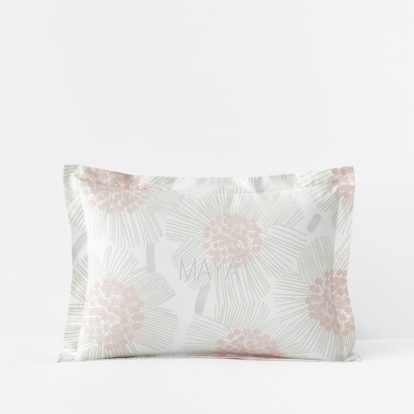 Company Kids by The Company Store Company Kids Flower Burst Organic Cotton Percale Pink Multi Toddler Sham