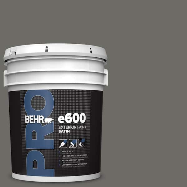 5 gal. #PPU18-18 Mined Coal Satin Enamel Exterior Paint