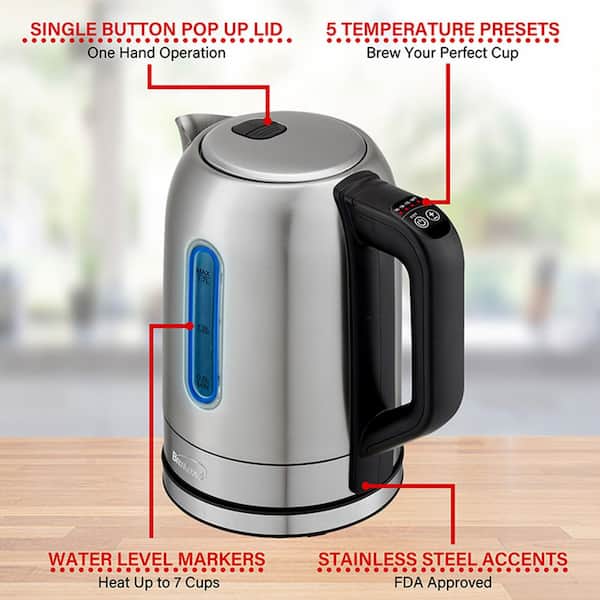 Power Plus Stainless Steel Alexa Smart Kettle Gift Item, Capacity(Litre):  1.7 L