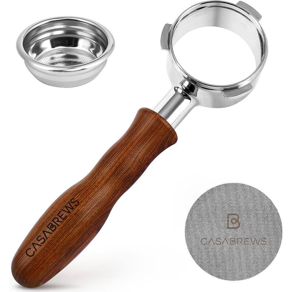 CMA ASTORIA Bottomless Portafilter – With 3-Cup Filter, Made In Italy