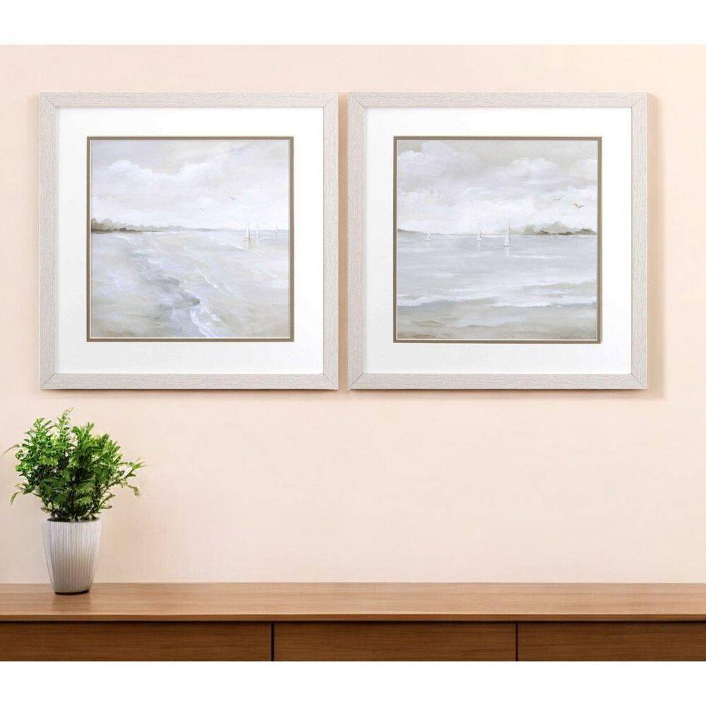 2-Piece Framed Graphic Print Nautical & Beach 17.00 in. x 17.00 in. price history on PriceWatchPro
