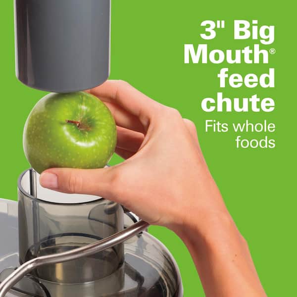 Hamilton Beach 2 Speeds Big Mouth Premium Juice Extractor in Gray