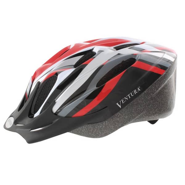 Ventura Heat Sport Large Bicycle Helmet in Red