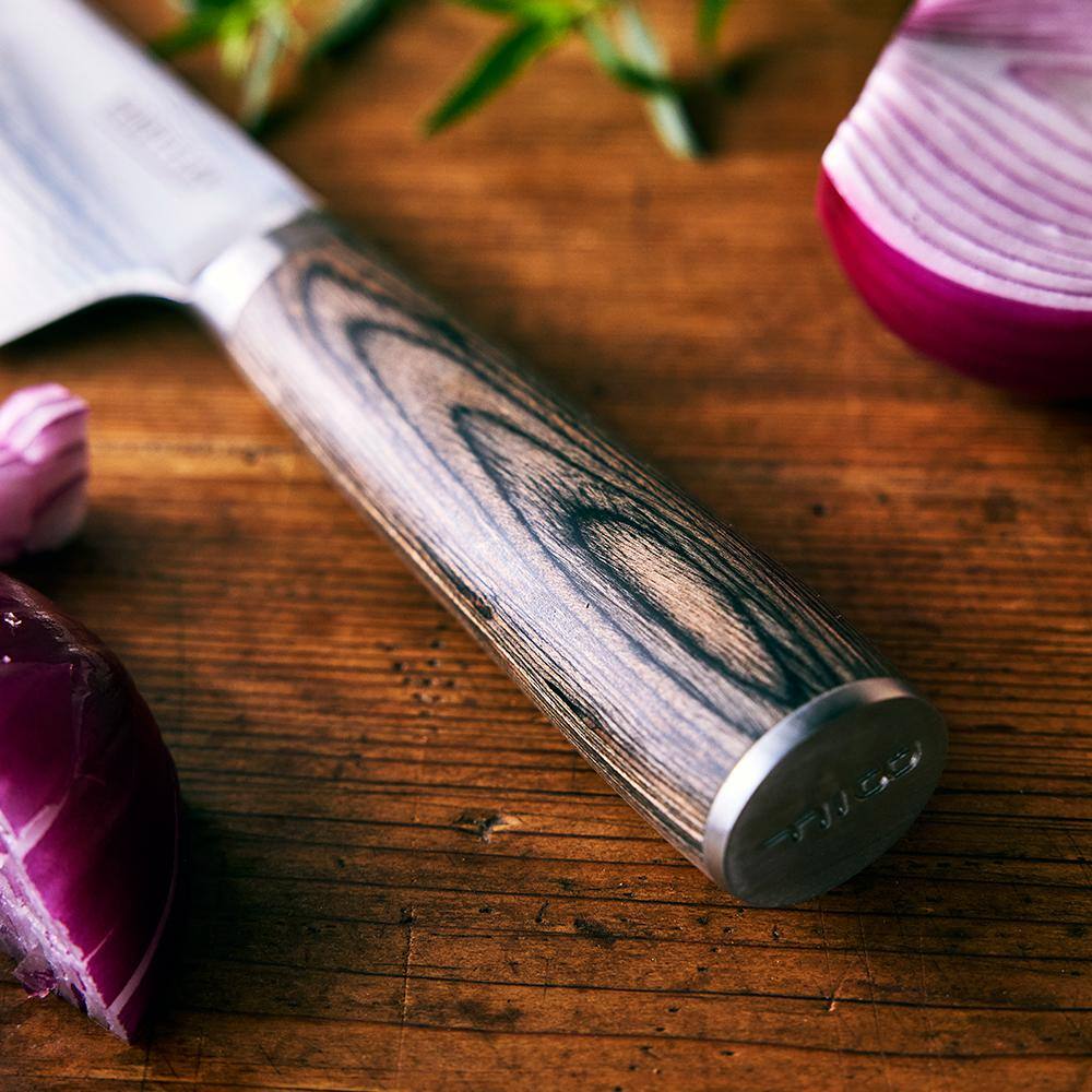 Bobby Flay by GreenPan Stainless Steel 8" Chef's Knife with Sheath