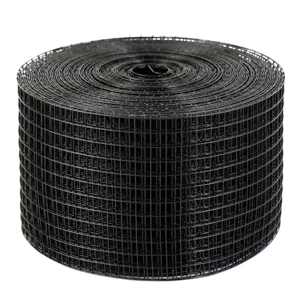 8 in. W x 100 ft. L Animal Barrier Solar Panel Garden Critter Guard Roll, 1/2in. Mesh, PVC-Coated Galvanized Steel
