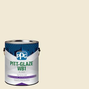 1 gal. PPG1105-1 Creamy White Semi-Gloss Interior Waterborne 1-Part Epoxy Paint