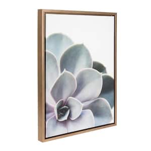 Sylvie "Succulent 5" by F2Images Framed Canvas Wall Art