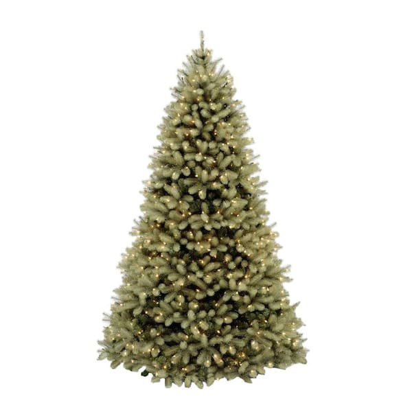 National Tree Company 10 ft. Pre-Lit Downswept Douglas Fir Artificial Christmas Tree with Clear Lights
