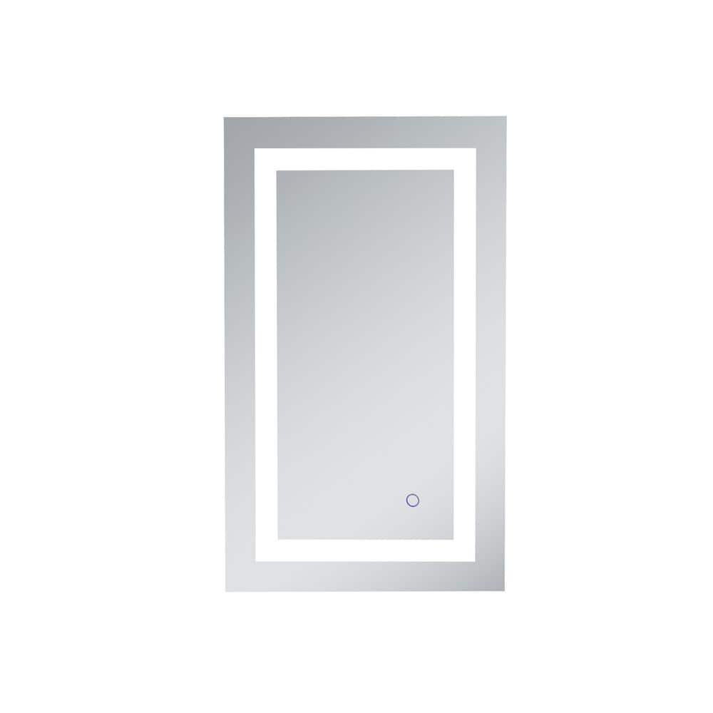 Timeless Home 30 in. H x 18 in. W Single Contemporary Rectangular Aluminum 