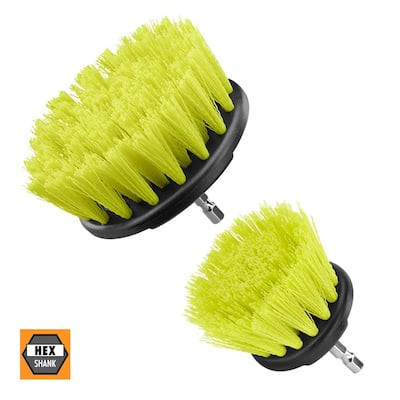 43.3 in. Multi-Purpose Surface Power Scrubber Cleaner Scrub Brush with  Adjustable Extension Arm 5 Replaceable Heads M5TT20221115001 - The Home  Depot