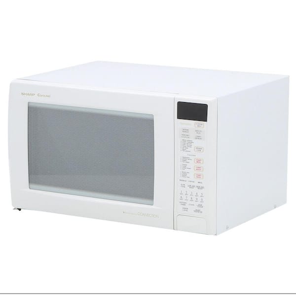 Sharp 1.5 cu. ft. 900W Convection Microwave in White
