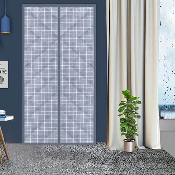 Winter Stop Insulated Door Curtain, Thermal Magnetic Self-Sealing