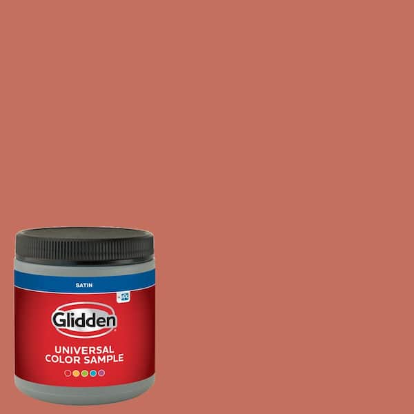 Glidden 8 oz. PPG1191-6 Cajun Spice Satin Interior Paint Sample