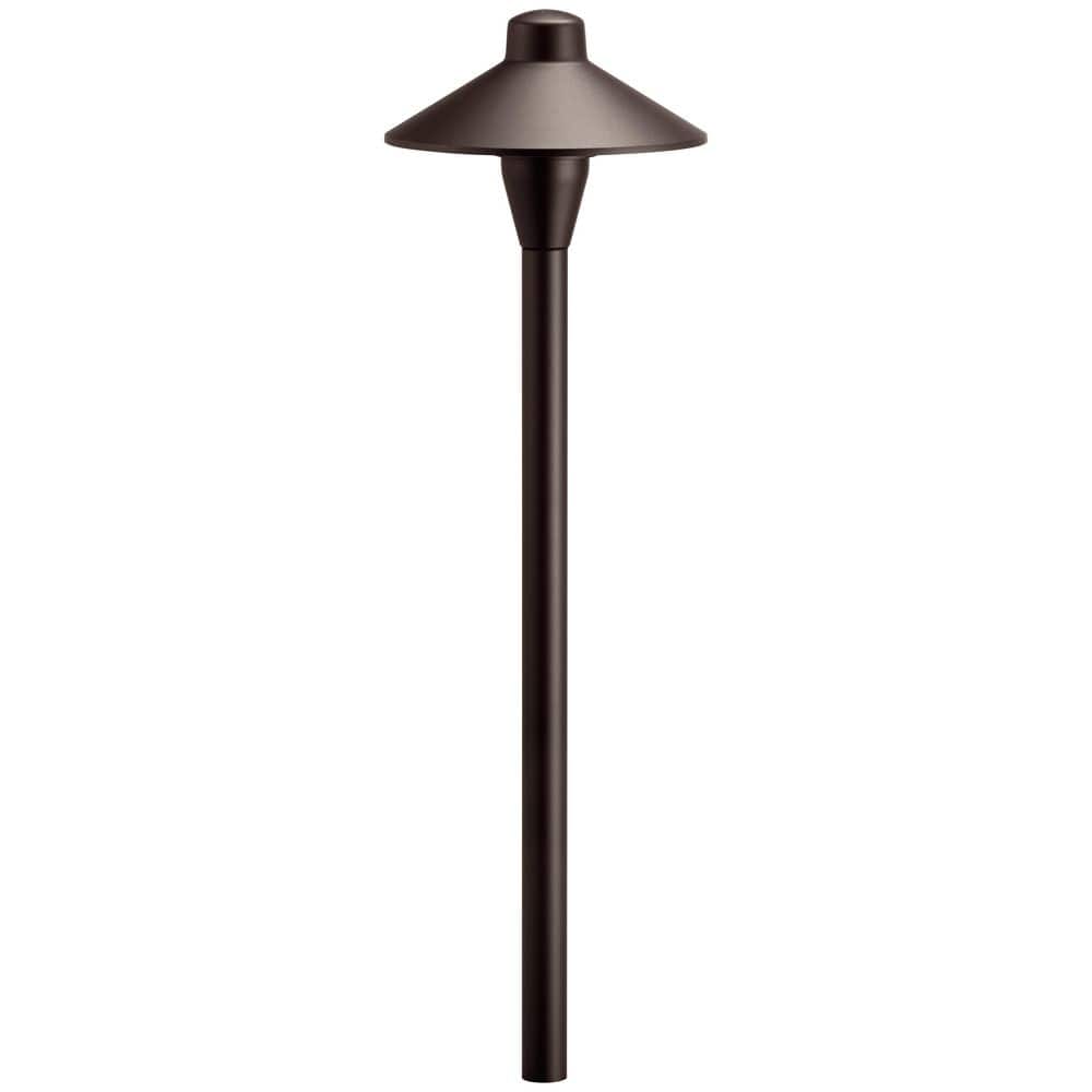 Textured Architectural Bronze 21" Pathway Light with Xenon Bulb