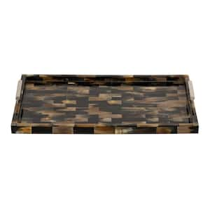 Ranchwood 24 in. Brown Natural Materials Decorative Tray