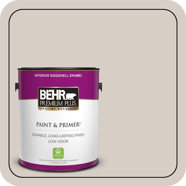 BEHR PREMIUM PLUS 1 gal. #MQ3-06 Granite Dust Eggshell Enamel Low Odor Interior Paint & Primer
