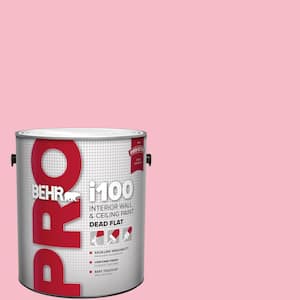1 gal. #120C-2 Pink Punch Dead Flat Interior Paint