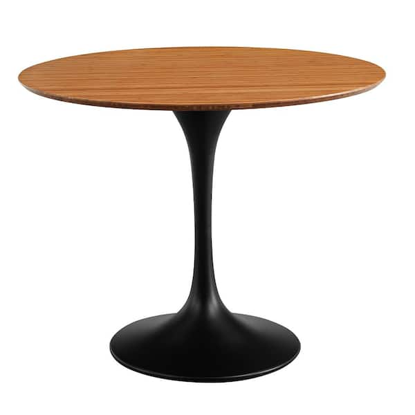 Greenington Soho 36 in. Round Amber Moso Bamboo Table (Seats 2)