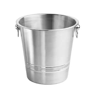 Single Wall Champagne Bucket with Ring Handles